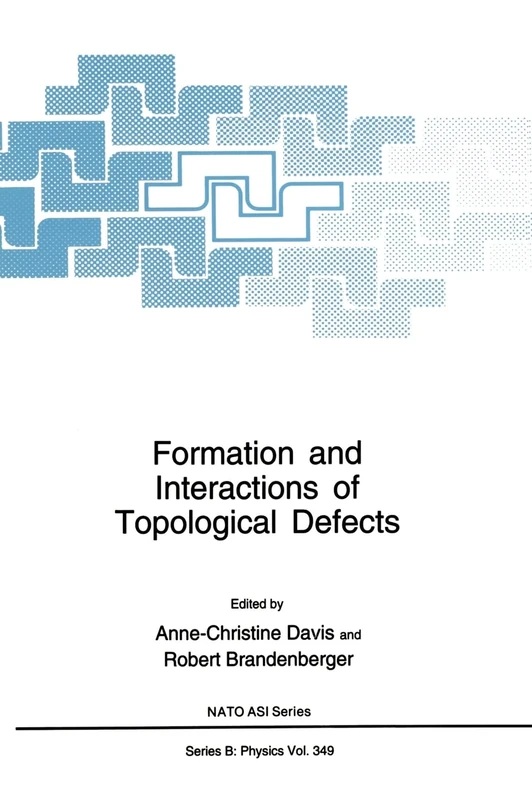 Formation and Interactions of Topological Defects: Proceedings of a NATO ASI Held in Cambridge, England, August 21-September 3, 1994: v. 349 (NATO Science Series B: Physics)
