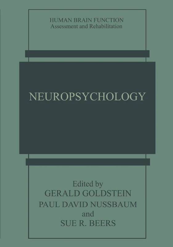 Springer Neuropsychology - Human Brain Function Assessment