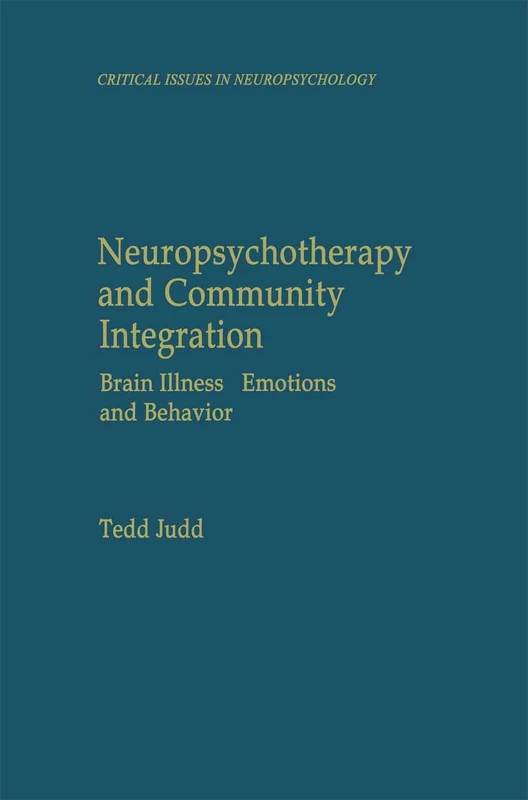 Springer - Neuropsychotherapy and Community Integration Book