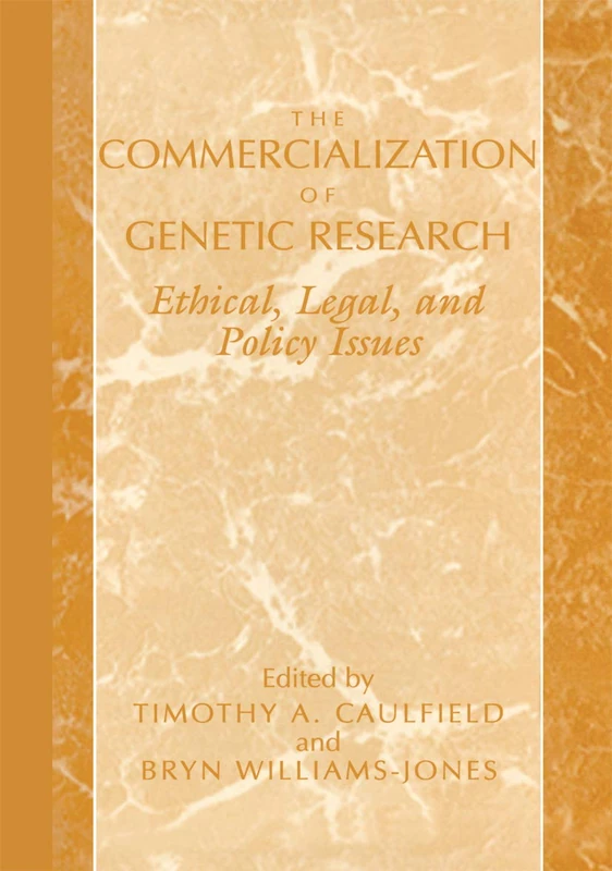 Springer - The Commercialization of Genetic Research Book