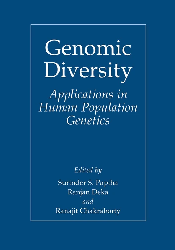 Springer - Genomic Diversity: Human Population Genetics Book