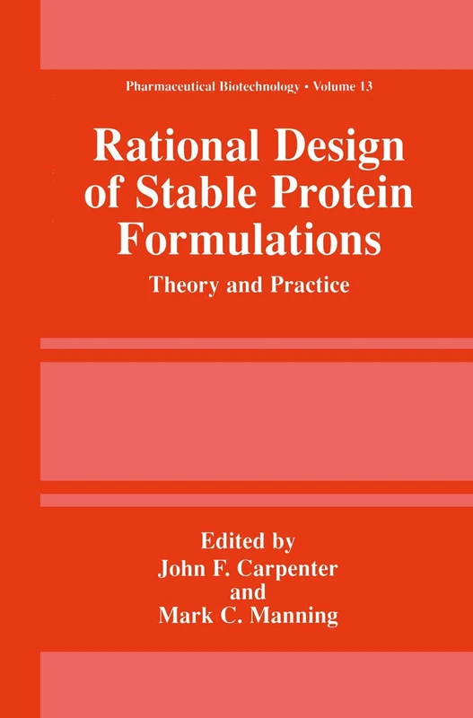 Springer Rational Design of Stable Protein Formulations Book