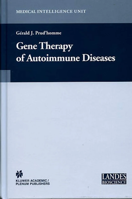 Springer Gene Therapy of Autoimmune Disease Medical Intelligence