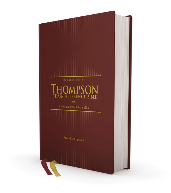 NKJV, Thompson Chain-Reference Bible, Hardcover, Red Letter, Comfort Print: New King James Version, Red Letter, Comfort Print, Thompson Chain-Reference Bible