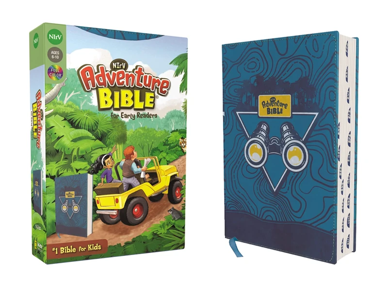 NIrV, Adventure Bible for Early Readers, Leathersoft, Blue, Full Color, Thumb Indexed Tabs: New International Reader's Version, Blue, Leathersoft, Full Color, Thumb Index