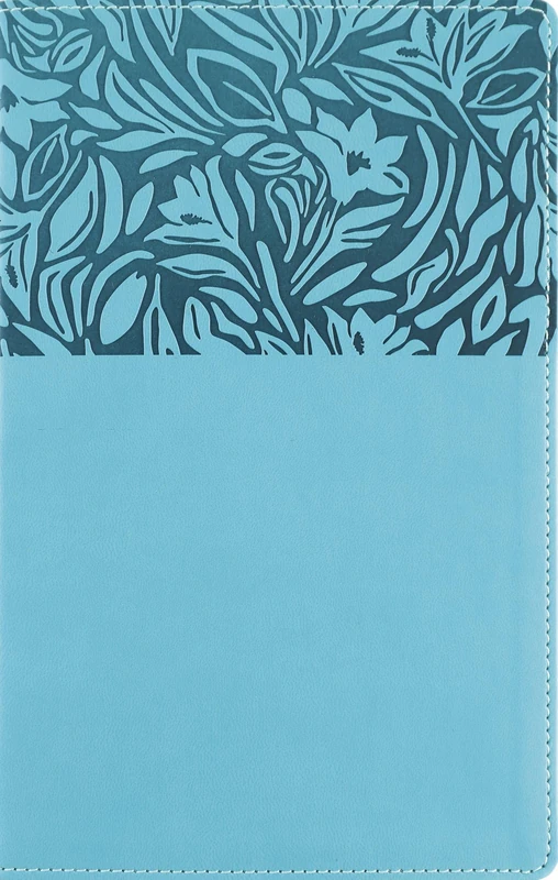 NASB, Personal Size Reference Bible, Large Print, Paragraph Style, Leathersoft, Teal, Red Letter, Thumb Indexed, 1995 Text, Comfort Print