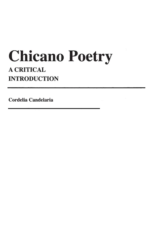 Chicano Poetry: A Critical Introduction - Image 1