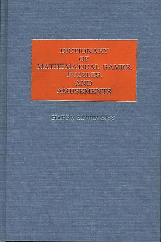 Dictionary of Language Games, Puzzles, and Amusements