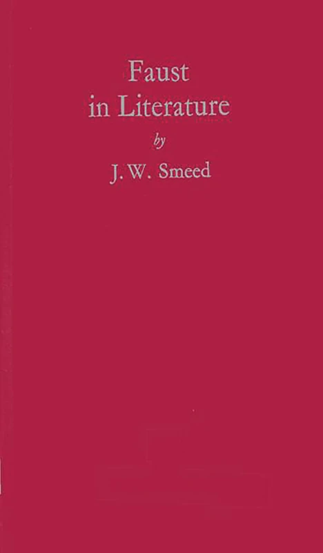 Faust in Literature (University of Durham Publications)