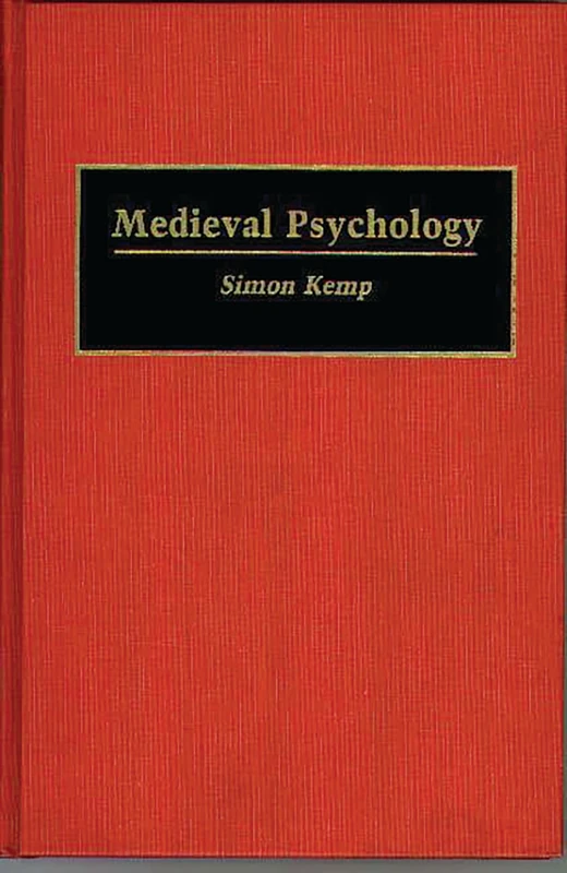Bloomsbury Academic - Medieval Psychology: 14 Book - Image 1
