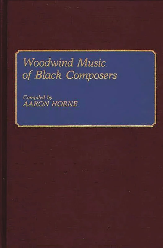 Woodwind Music of Black Composers: 24 (Music Reference Collection)