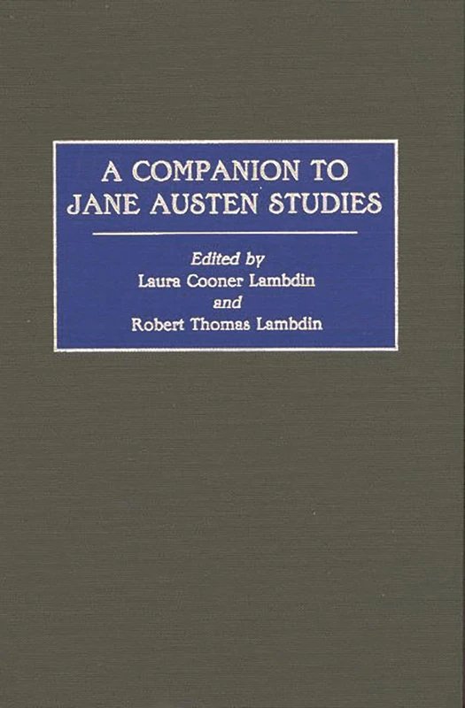 A Companion to Jane Austen Studies