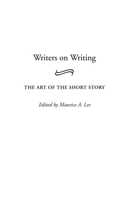 Writers on Writing: The Art of the Short Story: 128 (Contributions to the Study of World Literature)