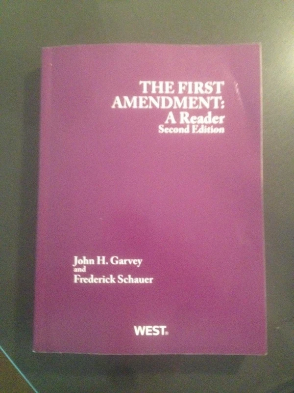 West Academic The First Amendment: A Reader (Coursebook)