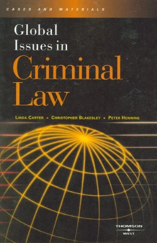 Global Issues in Criminal Law