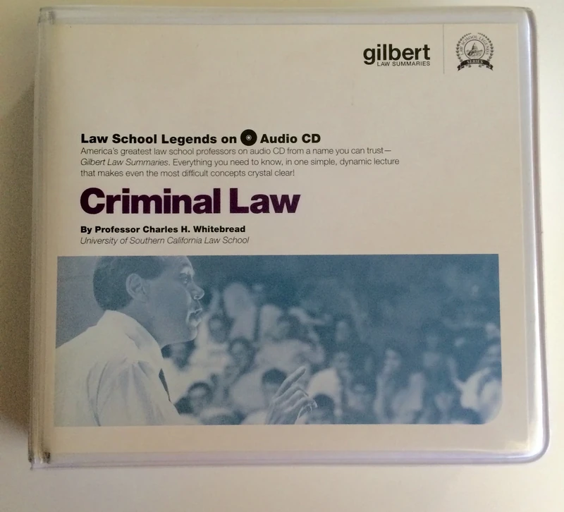 Criminal Law (Law School Legends Audio Series)
