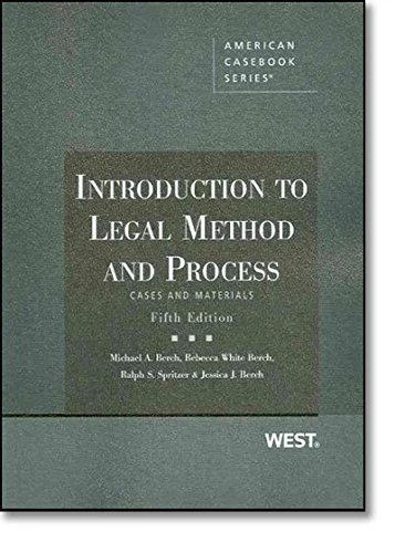 Introduction to Legal Method and Process (American Casebook Series)