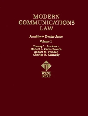 Modern Communications Law: 1 (Practitioner Treatise Series)