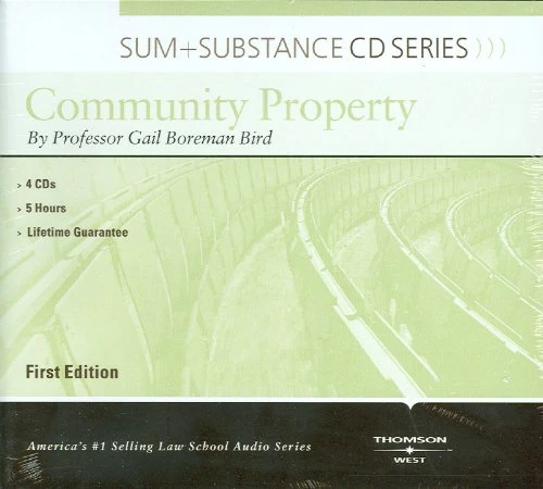 Sum and Substance Audio on Community Property