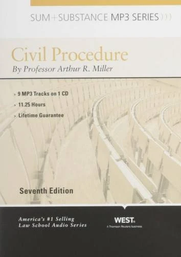 Sum and Substance Audio on Civil Procedure