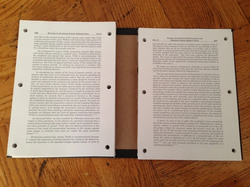 Cases and Materials on Juvenile Justice Administration (American Casebook Series)