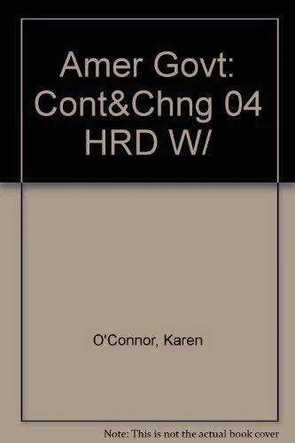 American Government: Continuity and Change 2004 Edition (hardcover) w/non-CourseCompass LP.com Version 2.0