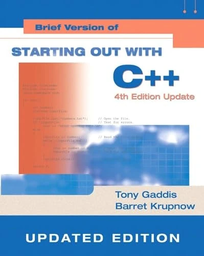 Starting Out with C++: Brief Version Update, Visual C++ .NET