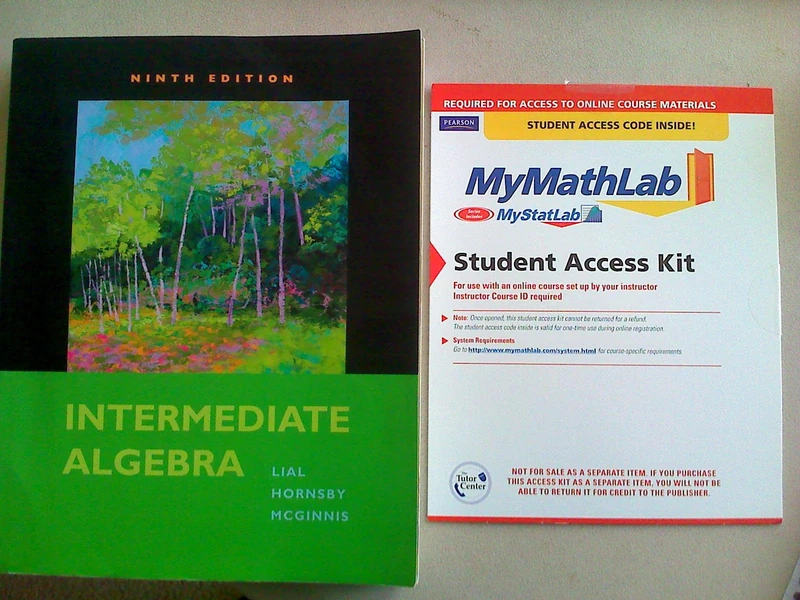Pearson Intermediate Algebra plus MyMathLab Student Access Kit