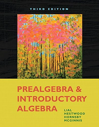 Prealgebra and Introductory Algebra