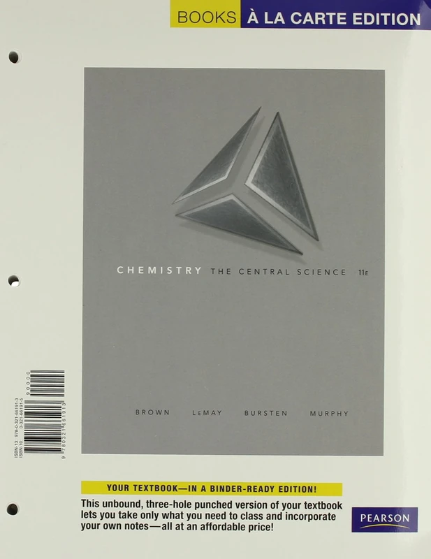 Chemistry: The Central Science, Books a la Carte Plus MasteringChemistry™