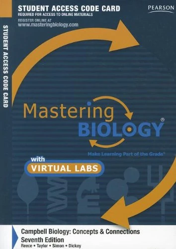 MasteringBiology with MasteringBiology Virtual Lab Full Suite -- Standalone Access Card -- for Campbell Biology: Concepts & Connections