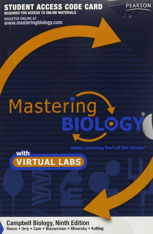 MasteringBiology without Pearson eText with MasteringBiology Virtual Lab Full Suite -- Standalone Access Card -- for Campbell Biology