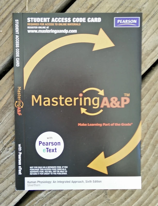 MasteringA&P with Pearson eText -- Standalone Access Card -- for Human Physiology: An Integrated Approach