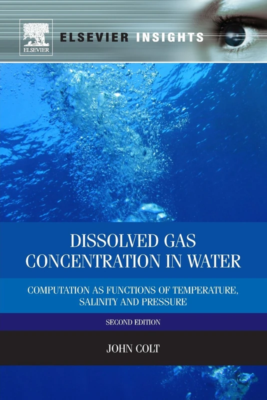 Dissolved Gas Concentration in Water: Computation as Functions of Temperature, Salinity and Pressure