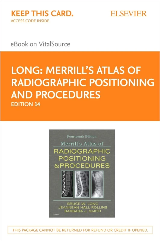 Merrill's Atlas of Radiographic Positioning and Procedures Elsevier eBook on VitalSource (Retail Access Card): 3-Volume Set - Image 1