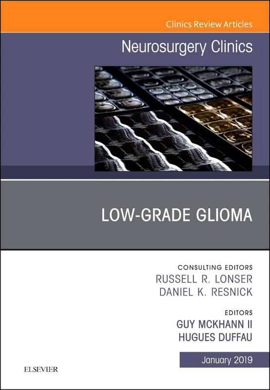 Low-Grade Glioma, An Issue of Neurosurgery Clinics of North America (Volume 30-1) (The Clinics: Surgery, Volume 30-1)