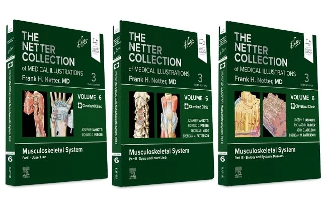 The Netter Collection of Medical Illustrations: Musculoskeletal System Package: Volume 6 (Netter Green Book Collection)