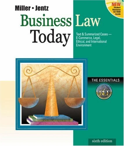 Essentials with Online Legal Research Guide (Business Law Today)