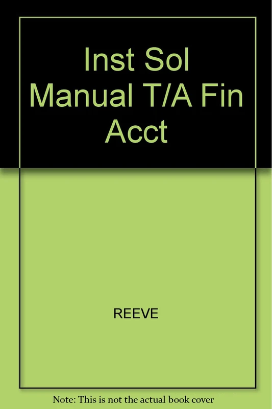 Inst Sol Manual T/A Fin Acct