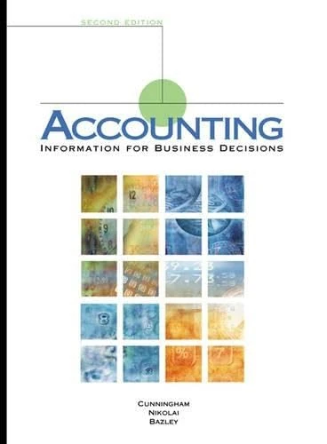 Accounting: Information for Decisions