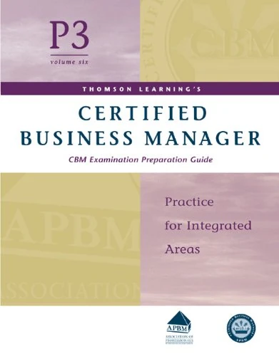 Cengage Certified Business Manager Exam Prep Guide - Vol 3