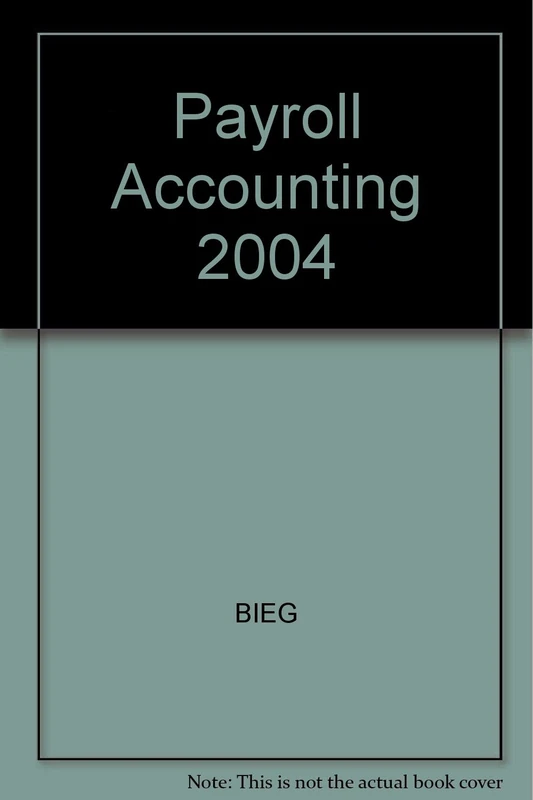 Payroll Accounting 2004