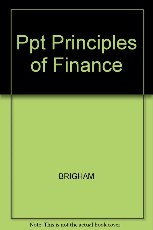 Ppt Principles of Finance
