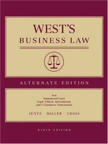 Cengage Learning West's Business Law - Alternate Edition