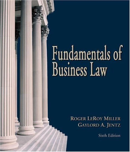 Fundmentals of Bus Law