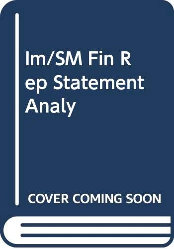 Im/SM Fin Rep Statement Analy