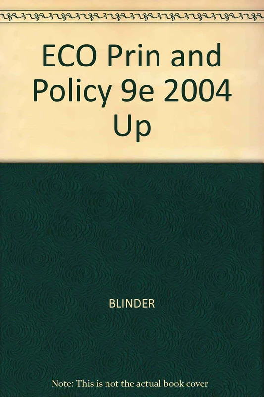 ECO Prin and Policy 9e 2004 Up