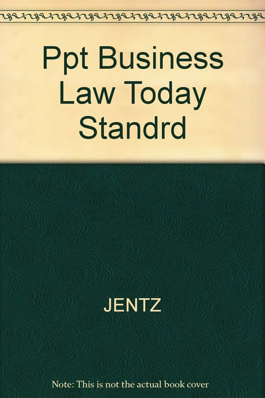 Ppt Business Law Today Standrd