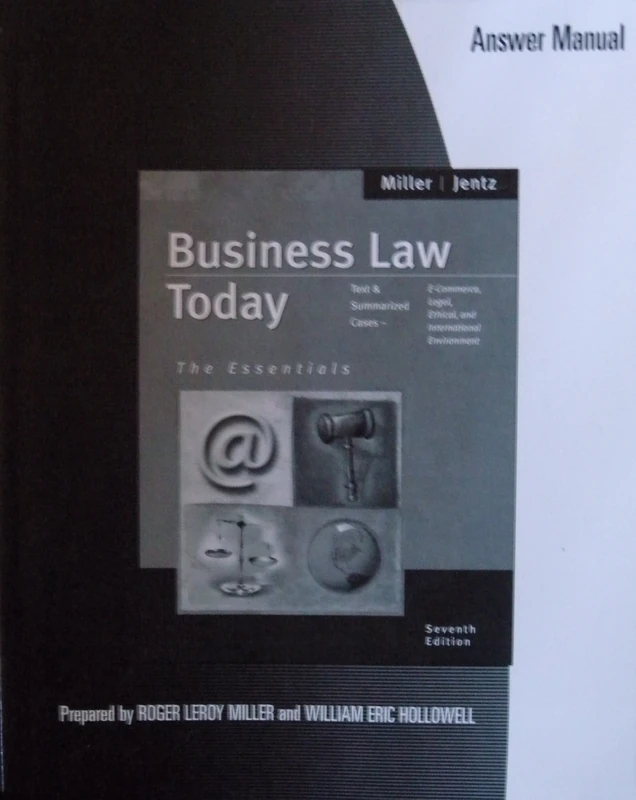 Answer Manual Business Law