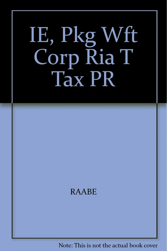 IE, Pkg Wft Corp Ria T Tax PR